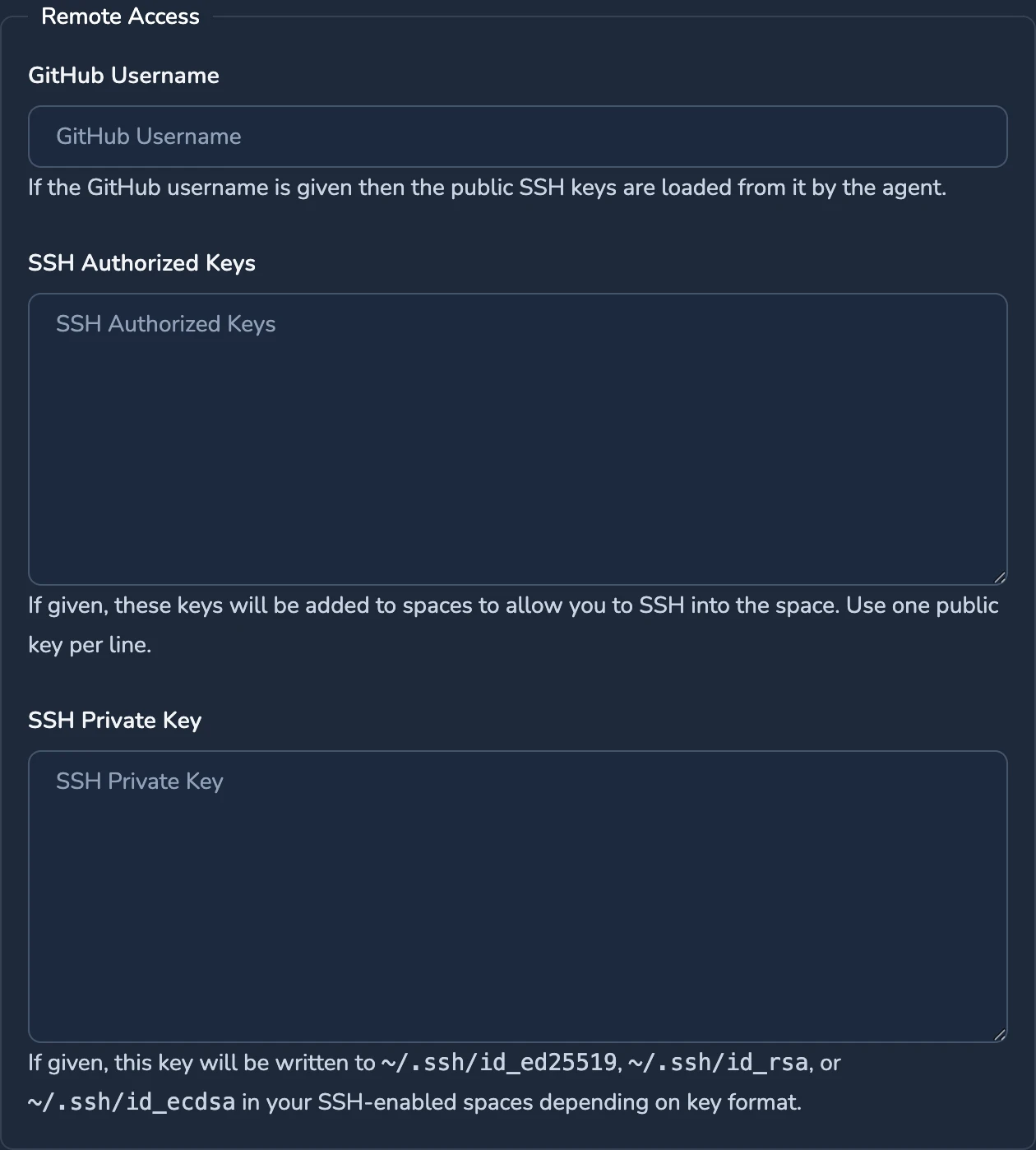 Profile: Remote Access