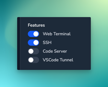 Enable Template Features