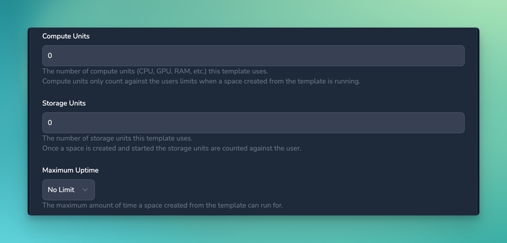 Template Resources